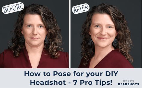 DIY Headshot: 7 Pro Tips on How to Pose for a Headshot . . . #photographer #headshotphotographer #headshotstudio #professionalheadshots #personalbranding #businessphotos #berksheadshots Professional Headshots Tips, Diy Headshots, Headshot Posing, Whimsical Photoshoot, Professional Profile Pictures, Headshots Women, Headshot Poses, Headshot Photos, Business Photoshoot