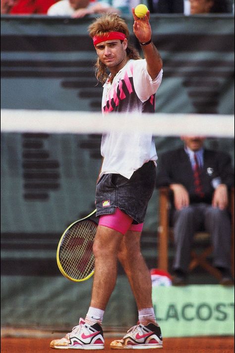 Tennis Photos, John Mcenroe, Andre Agassi, Tennis Legends, Sports Personality, Tennis Sneakers, Tennis Clubs, Tennis Fashion, Sport Tennis