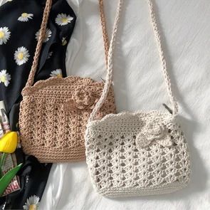 Crochet Bags – Elena Handbags Crocheted Purses, Crochet Quilt Pattern, Crochet Sling Bag, Crochet Mini Bag, Tas Mini, Cotton Purse, Crochet Weaves, Handbag Pattern, Crochet Purse Patterns