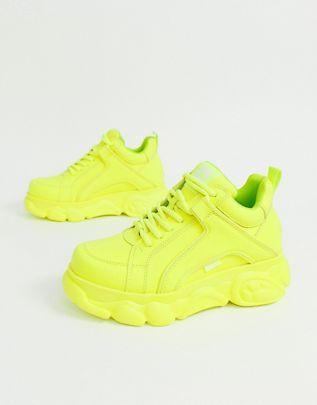 Ulzzang Clothes, Buffalo Shoes, Neon Sneakers, Neon Shoes, Brian Atwood Shoes, Classy Shoes, Chunky Trainers, Ysl Shoes, Buy Shoes Online