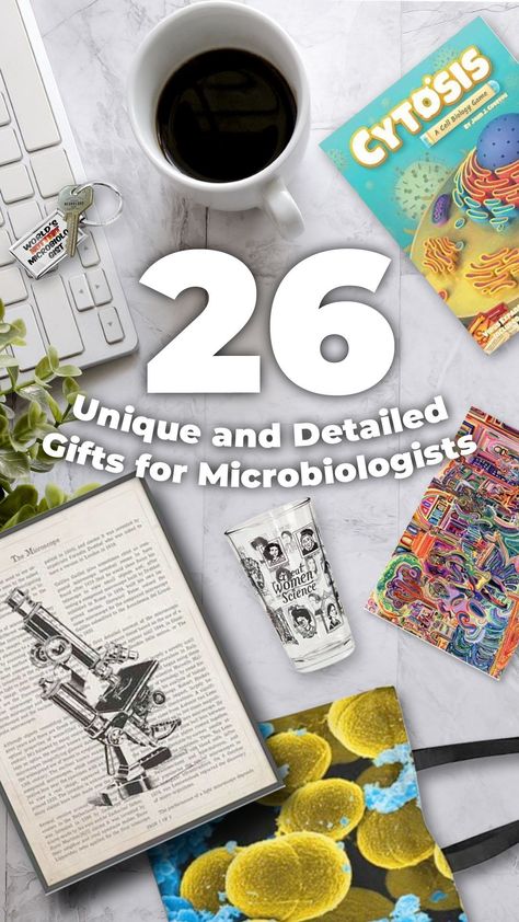 Special people need to be rewarded with special and memorable gifts. For microbiologists, you might want to consider giving unique and rare items that they liked. Please find our compiled list of gifts for microbiologists below. Make sure to buy some of it! #giftsformicrobiologists #microbiologists #microbiologistsfunny #microbiologistscake Biology Games, Rare Items, Work Anniversary, Professional Gifts, All Holidays, Zipped Bag, Custom Keychain, Special People, Gaming Gifts