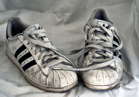 Old Adidas | Flickr Old Adidas, Character And Setting, Shoes Photography, Old Shoes, Old Money Style, Better Days, Old Clothes, Shoe Art, Adidas Superstar Sneaker