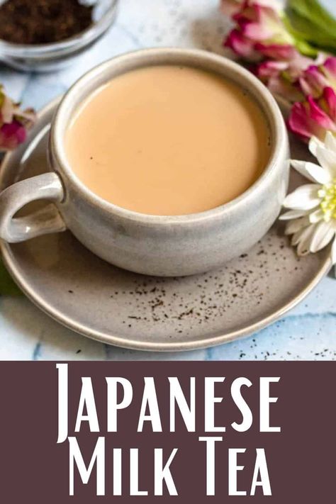 Japanese Milk Tea Recipe, Japanese Milk Tea, Milk Tea Recipe, Royal Recipe, Royal Milk Tea, Milk Tea Recipes, Japanese Drinks, Easy Japanese Recipes, Asian Tea