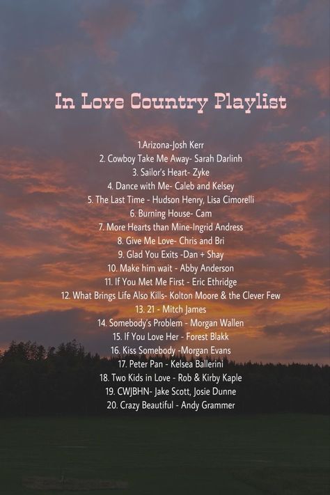 Country Songs About Love, Country Songs For Him, Love Songs Country, Couples Playlist Songs, Country Love Songs Playlist, Country Songs That Remind Me Of Him, Love Songs Playlist 2023, Country Music Songs List, Country Songs To Post Your Bf To