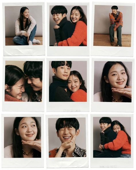 Korean Photobox Couple, Self Studio Photoshoot Couple Korean, Self Photoshoot Studio Poses Couple, Korean Self Photo Studio Pose, Photoshoot Couple Ideas Studio, Self Shoot Studio Couple, Korean Self Photo Studio Pose Couple, Korean Prewedding Photography Studio, Kdrama Couples Photoshoot