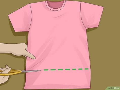 Turning Shirts Into Crop Tops, Making Crop Tops From Tshirt, How To Turn A Tshirt Into A Crop Top, Make Crop Tops From Tshirt, Crop Your Own Shirt, Best Way To Crop A Shirt, Diy Shirt Crop Top, Making Crop Tops Diy T Shirts, Crop Top Out Of Tshirt