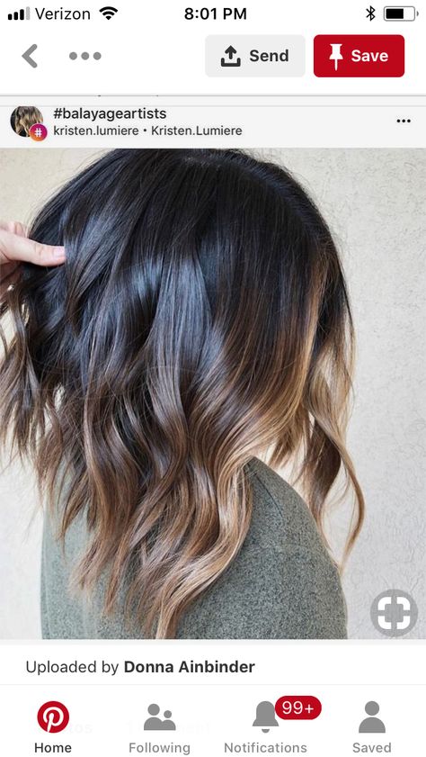 Hair Color Ideas For Brunettes Balayage, Balayage Lob, Rambut Brunette, Brunette Ombre, Short Ombre Hair, Bronde Balayage, Fesyen Rambut, Brunette Balayage, Lob Haircut