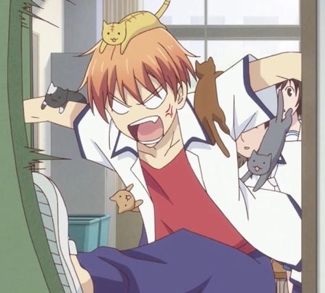 Kyo Fruits Basket, Kyo Manga, Anime Fruits Basket, Fruits Basket Kyo, Fruits Basket Manga, Basket Anime, Shojo Anime, Fruits Basket Anime, Cute Love Stories