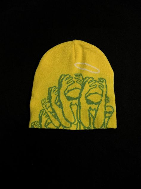 Hats Rare Y2k Aliens Graphic No Cuff Knit Hat Yellow Beanie OS | Grailed Y2k Beanie, Graphic Beanie, Beenie Man, Cool Beanies, Yellow Beanie, Boys Beanie, Fall 2024, Knit Hat, Winter Looks