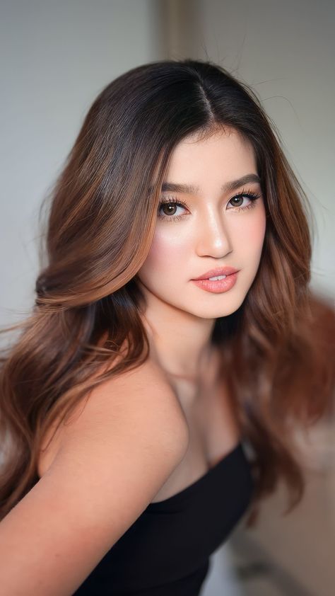 Belle Mariano Hair, Yuri Girls Generation, Trend Hairstyles, Hairstyles Trending, Ig Reels, Belle Mariano, Hairstyles Cute, Woman Hairstyles, Bridal Makeup Wedding