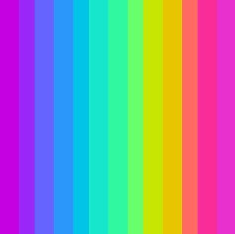 Neon Colour Palette, Color Palette Bright, Rainbow Wallpaper, Neon Rainbow, घर की सजावट, Color Palette Design, Neon Color, Cellphone Wallpaper, Neon Colors