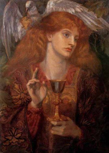 The Grail Maiden (Elaine) Dante Gabriel Rossetti, Pre Raphaelite Paintings, Gabriel Rossetti, Pre Raphaelite Brotherhood, Roi Arthur, Pre Raphaelite Art, Marie Madeleine, Dante Gabriel Rossetti, Edward Burne Jones, Arthurian Legend