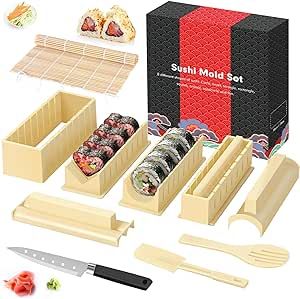 Home Sushi, Sushi Making Kit, Nori Wrap, Sushi Kit, Sushi Making, Diy Sushi, Sushi At Home, Sushi Maker, Sushi Party