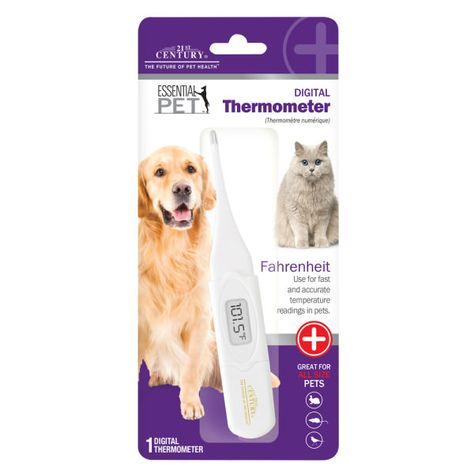 #Health #Tips #Dogs #Pets Always have #pet #thermometer ready for emergencies like checking for #heat #Stroke!( Image source: Petsmart.com) Pet Things, Pet 1, Old Cats, Dog Training Collar, Cat Health, Animal Hospital, Cat And Dog, First Aid, Dog Accessories