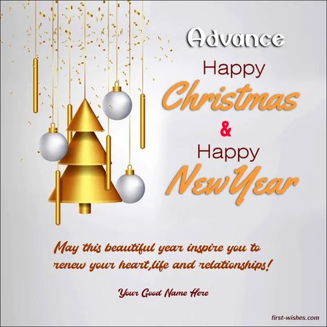 Advance Christmas & New Year Wishes Card Images Advance Christmas Wishes, Making Memories Quotes, New Year Wishes Cards, Happy Christmas Wishes, Online Gif, New Year Wishes Images, Card Images, Merry Christmas Wishes, Merry Christmas To All