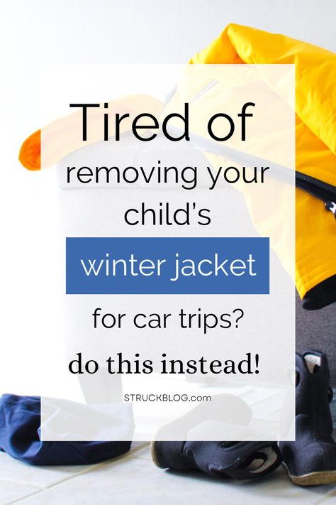 If you’re tired of removing your child’s puffy winter jacket to safely harness them in their car seat, try this car seat safe winter jacket next time you and your toddler head out in the car. Car Seat Jacket, Car Seat Coat, Puffy Winter Jacket, Car Seat Safety, Jacket For Winter, Carseat Safety, Winter Car, Canadian Winter, Toddler Car Seat