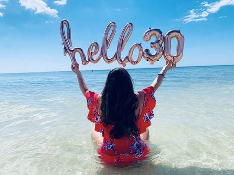 Birthday beach photo shoot Forty Birthday Photo Shoot, 40 Birthday Photoshoot Ideas Beach, Photo Ideas For 40th Birthday, Beach Photography Birthday, Beach Birthday Party Ideas For Women, 30th Beach Photoshoot, 30 Beach Birthday, 30th Birthday At The Beach, Hello 40 Photo Shoot