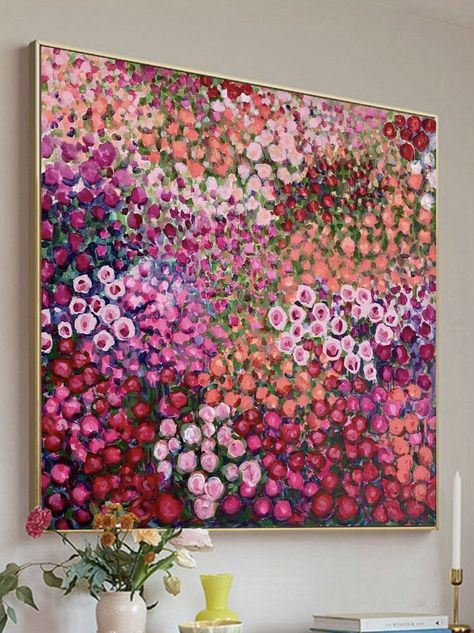 Diy Decor Ideas, Tableau Art, Home Diy Decor, Budget Home, Home Diy Projects, Flower Art Painting, Painting Art Projects, Diy Art Painting, Diy Canvas Art