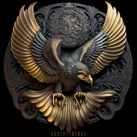 ArtStation - Animalium - Generative Art Déco of the Animal Kingdom Eagle Artwork, Eagle Wallpaper, Eagle Art, Eagle Logo, Pop Art Wallpaper, Art Gallery Wallpaper, Wood Carving Art, Generative Art, Beautiful Fantasy Art