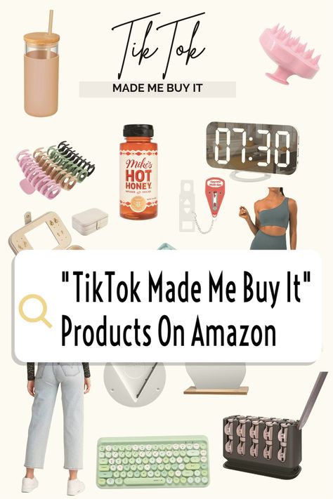 Here's all the TikTok made me buy it products trending on Amazon right now! I love all these awesome finds! Honestly- TikTok did make me buy it! Tiktok Shop Finds, Tik Tok Shop, Tik Tok Made Me Buy It, Cool Amazon Products, Amazon Finds Tiktok, Tiktok Made Me Buy It, Trendy Tiktok, Tiktok Shop, Best Amazon Products