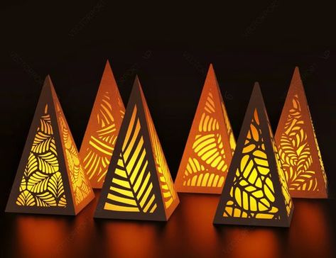 Laser Cut Christmas Ideas Laser Cut Lamp, Tea Lights Christmas, Paper Lamps, Laser Cut Lamps, Diy Laser Cut, Laser Cut Decor, Tea Light Lanterns, Laser Cut Paper, Christmas Lamp