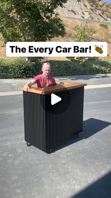 Inflatable Serving Bar Ideas, Diy Mini Bar Ideas, Mocktail Mobile Bar, Mobile Pop Up, Diy Mobile Bar How To Build, Diy Foldable Bar, Mobile Bar Decor Ideas, Pop Up Bar Design, Mobile Bar Plans