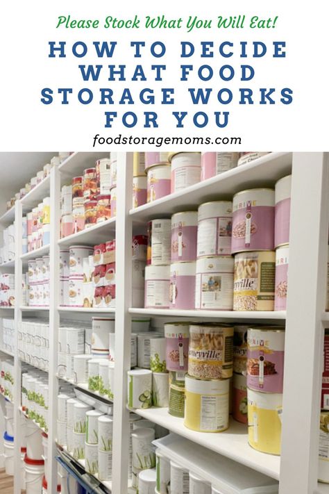 Today, it’s about how to decide what food storage works for you! I keep thinking about a very nice man’s statement about buying food storage on my Food Storage Mom’s Facebook page. Best Food Storage Items, Food Storage Recipes, Traditional Homemaking, Food Storage Ideas, Food Storage Rooms, Buying Food, Nice Man, How To Store Bread, Freeze Drying Food