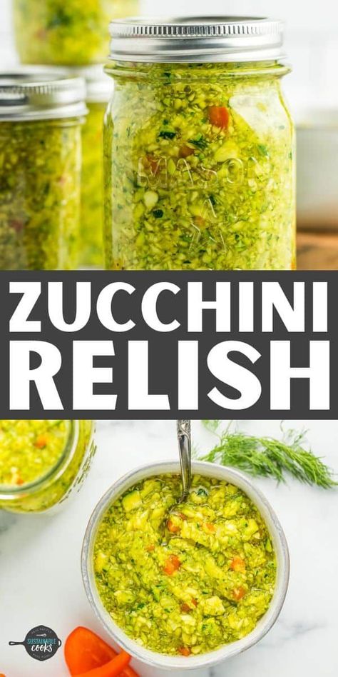 Summer Squash Relish Recipe, Squash Relish Recipe, Squash Relish, Zucchini Relish Recipes, Pickle Relish Recipe, Zucchini Relish, Zucchini Pickles, Relish Recipe, Relish Recipes