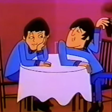 The Beatles Cartoon, John And Paul, Beatles Funny, Twisted Mind, The Quarrymen, Beatles Cartoon, Travelling Wilburys, Personajes Studio Ghibli, John Lennon Paul Mccartney