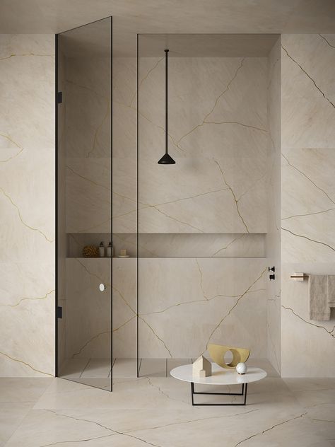 Lissoni & Partners | Piero Lissoni | Product | Salvatori | Lost Stones | Finishing Marble Bathroom Ideas, Japandi Home, Japandi Decor, Japandi Design, Piero Lissoni, Japandi Interior, Modern Shower, Marble Bathroom, Shower Tray