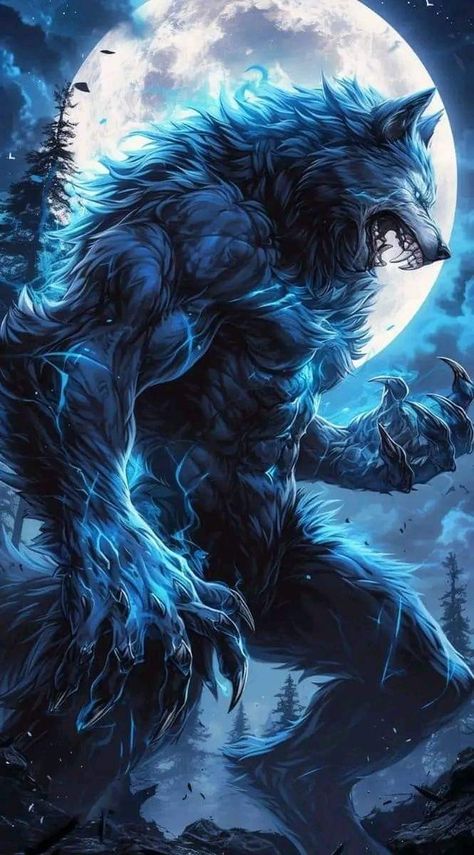 Hunter Oc Male, Alpha Werewolf Art, Aesthetic Werewolf, Drawing Werewolf, Werewolf Howling, Photo To Cartoon Photoshop, Anime Werewolf, Werewolf Vs Vampire, Werewolf Oc