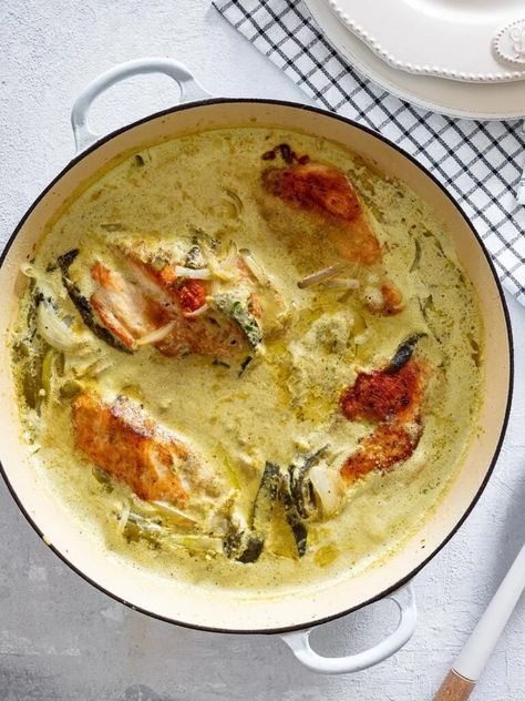 Creamy Chicken Poblano Poblano Chicken Soup Slow Cooker, Chicken Poblano Casserole, Roasted Poblano Pepper Recipes, Chicken Poblano Recipes, Hatch Recipes, Creamy Chicken Poblano, Creamy Poblano Chicken, Poblano Recipes, Chicken Poblano