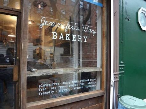 Bakery Window Signage NYC - We specialize in custom business signs in New York, NY. Visit our website below to contact us for a free consultation! http://www.SignsVisual.com Lobby Inspiration, Vinyl Signage, Window Lettering, Vinyl Business, Glass Signage, Signage Ideas, Window Signage, Small Bakery, Design Café