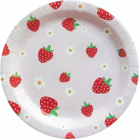 PRICES MAY VARY. Strawberry Party Supplies Dinnerware : You will receive 40pcs 9 inch strawberry birthday Paper plates ！ High-Quality:Our strawberry party plates are made of 350g quality paper, no smell. Provide you with a party full of strawberry theme atmosphere.d Perfect Strawberry Party Complement: These strawberry plates are a perfect complement to your strawberry themed birthday party decorations. They can be perfectly matched with your strawberry birthday party decorations, such as strawb Strawberry Paper Plates, Strawberry Themed Birthday Party Decorations, Strawberry Plates, Strawberry Themed Birthday Party, Squirrel Party, Strawberry Paper, Strawberry Birthday Party, Sweet Baby Shower Ideas, Birthday Party Plates