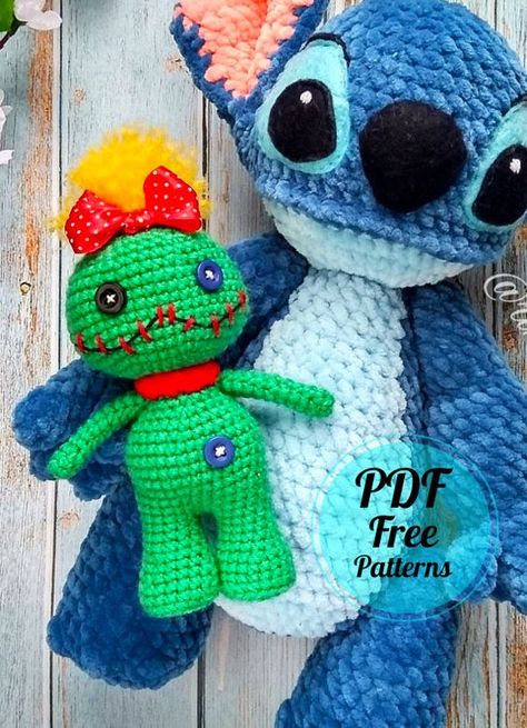 Crochet Little Monster Amigurumi Free PDF Pattern - Amigurumiday Crocheted Stuffed Animals, Monster Amigurumi, Crochet Pour Halloween, Disney Crochet Patterns, Crochet Monsters, Crochet Mignon, Confection Au Crochet, Crochet Disney, Crochet Baby Toys