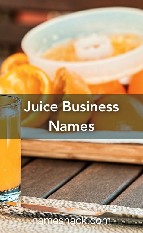 Tasty and creative name recommendations for your juice business. Juice Company Name Ideas, Juicing Business Ideas, Smoothie Names Creative, Juice Names Ideas, Juice Bar Names Ideas, Juice Shop Names Ideas, Juice Business Ideas, Juice Branding Design, Juice Bar Design Ideas