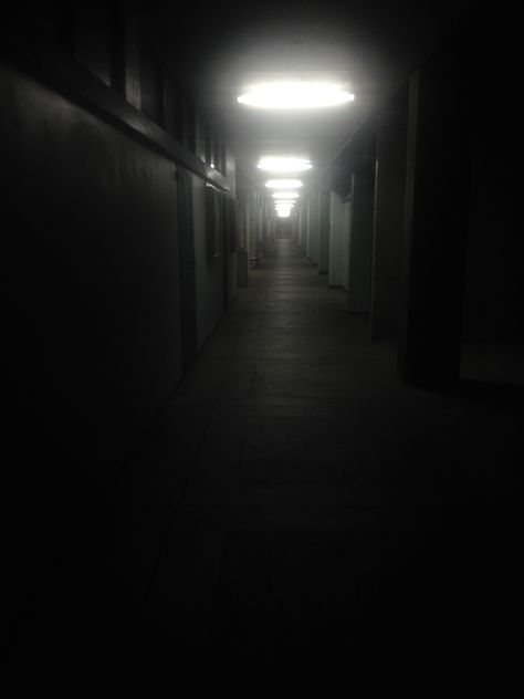 Creepy Corridor, Scitzophernia Aesthetic, Creepy Background, House Of Leaves, Dark Hallway, Creepy Backgrounds, Pitch Dark, Cry Of Fear, Creepy Core