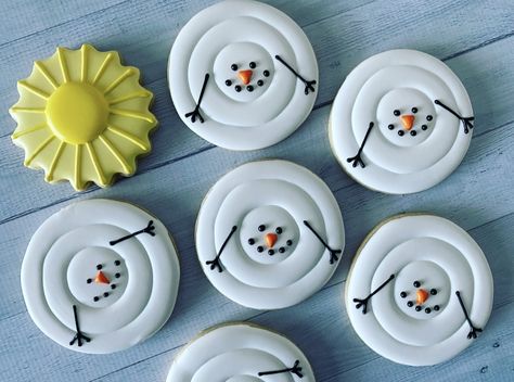 Melting Snowman Sugar Cookies, Melted Snowman Cookies Recipe, Melted Snowman Sugar Cookies, Melting Snowman Cookies, Snowman Cookies Recipe, Lemon Sugar Cookies Recipe, Melted Snowman Cookies, Cookies Video, Melting Snowman