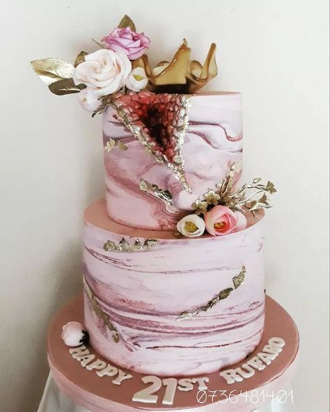 21st birthday 2 tier cake. Geode birthday cake. Sugar sail topper birthday cake. Harare cakes. Harare Zimbabwe, Two Layer Cakes, Tiered Cakes Birthday, 2 Tier Cake, 21st Birthday Cakes, Elegant Birthday Cakes, 21st Birthday Cake, Tier Cake, Cute Birthday Cakes