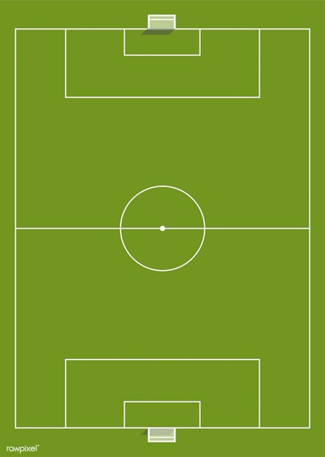 Aerial view of a soccer field | free image by rawpixel.com Football Tactics Board, Football Court, Football Tactics, Field Football, Messi Gif, Football Logo Design, Soccer Art, About Football, Math Tutorials