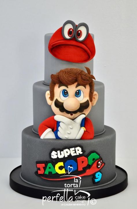 Super Mario Birthday Cake, Super Mario Bros Party Ideas, Mario Birthday Cake, Mario Bros Cake, Super Mario Cake, Super Mario Bros Birthday Party, Super Mario Bros Party, Mario Cake, Mario Bros Birthday