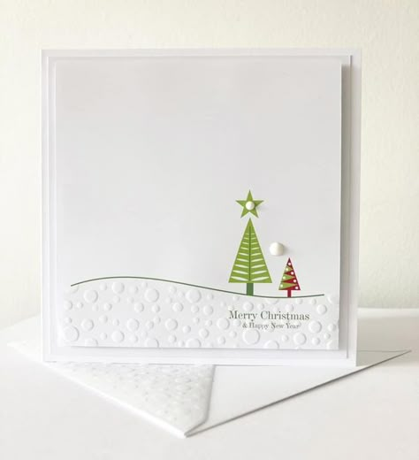 Clean and Simple Card Making | Christmas card. | Facebook Abstract Christmas Cards, Shayne Eddie, Cas Christmas Cards, Design For Paper, Christmas Cards 2018, Simple Christmas Cards, Christmas Card Inspiration, Homemade Christmas Cards, 2024 Christmas