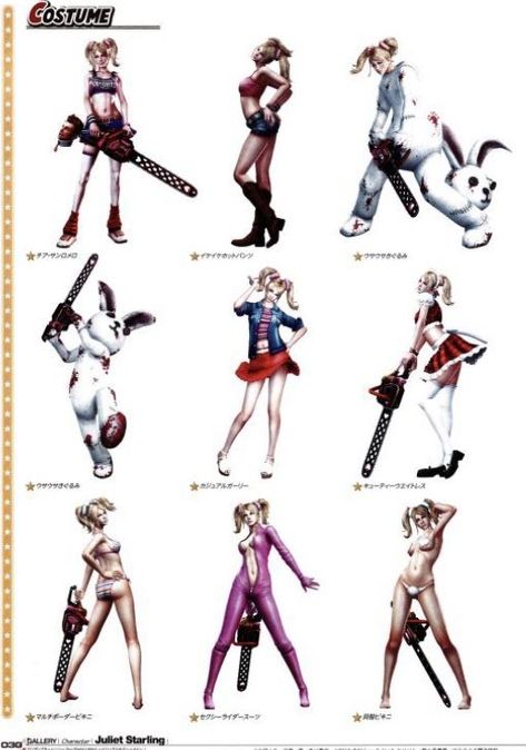 Juliet Starling, Lollipop Chainsaw, Japanese Pop Art, Japanese Horror, Retro Horror, Body Reference Poses, Game Guide, Video Game Characters, Art Poses