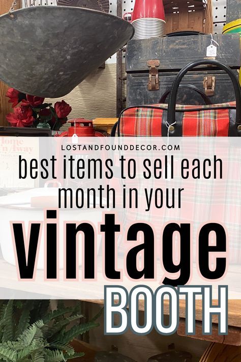 Best Selling Flea Market Items, Antique Booth Items That Sell, Vintage Booth Staging, Vintage Shop Interior Store Displays, Decorating Antique Booth For Christmas, Vintage Booth Design Ideas, Antique Booth Vingette, How To Set Up A Vendor Booth, Small Vintage Booth Display Ideas