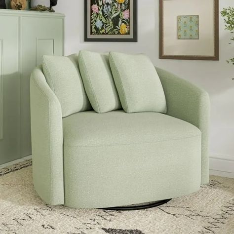 Walmart Presidents' Day Sale 2024: 10 Home Deals You Can't Afford to Miss | Apartment Therapy Velvet Accent Chair, Large Chair, Swivel Accent Chair, Drew Barrymore, Green Chair, Comfy Chairs, Single Sofa, Cool Chairs, Swivel Chair