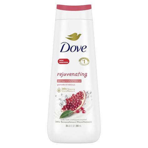 Rejuvenate skin while you shower with this moisturizing body wash, and its pomegranate and hibiscus scent. Dove Pomegranate Body Wash, Pomegranate Body Wash, Dr Belongings, God Energy, Liquid Body Wash, Dove Body Wash, Fav Products, Gentle Skin Cleanser, Skin Cleanser