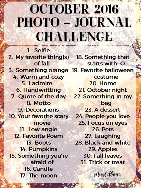 October photo journal challenge!! Doing this! October Photo Challenge, Pumpkin Head Photoshoot Friends, Photo Challenge Ideas, Photography Challenges, 30 Day Photo Challenge, 30 Day Challenges, Photo Challenges, Photo A Day Challenge, Journal Challenge