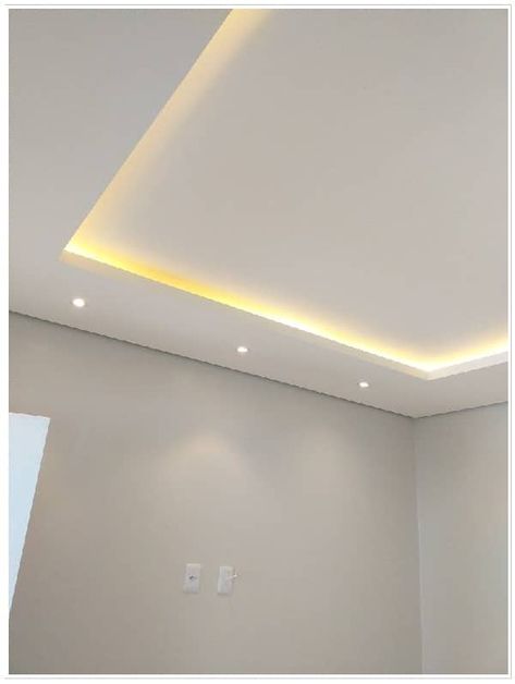 False Ceiling: Types of False Ceilings | Pros and Cons of a False Ceiling Ceiling Ideas For Small Rooms, Gypsum Ceiling Lights, False Roofing Ideas, Plafond Design Gypsum, Knauf Ceiling Design, Grooves In Ceiling, Gepson Board Design Modern, Cartongesso Interior Design, Simple Gypsum Ceiling Designs