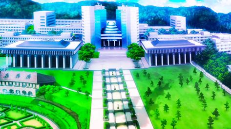 Anime School Building, Academia School, Anime Places, Episode Backgrounds, Anime School, K Project, Landscape Photography Nature, Japanese School, School Building