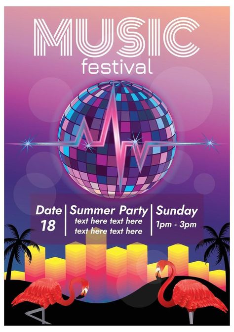 House Music Festival, Movies To Watch Hindi, Festival Dates, Music Festival Poster, House Music, Festival Posters, Beach Party, Summer Party, Beach Sunset